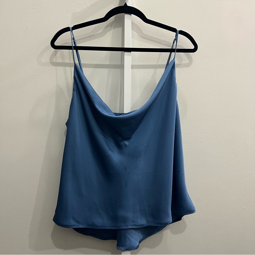 Babaton Blue Sleeveless Blouse